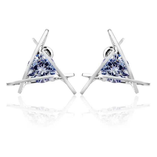 2018 newest Lady Special Design Fashion Stud Earrings Popular Charm Lovely rhinestone Jewelry Earrings for Women Gifts