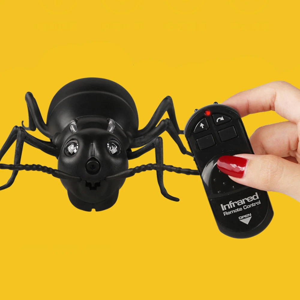 Пульт дистанционного управления Управление Ant розыгрыш, хитрый игрушка смешной моделирования RC страшно игрушка для розыгрыша модель животного световой глаза инфракрасный термометр для детей