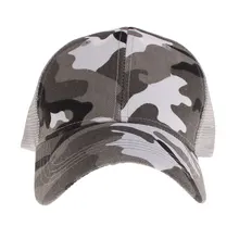 Новая Мода Регулируемая унисекс Маскировочная шапка шляпа, бейсбольная кепка мужская женская Повседневная камуфляжная кепка для отдыха