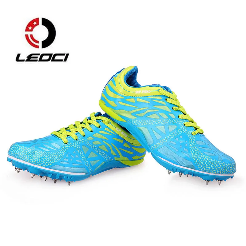 Men and Women Spikes Running Shoes Student Track Shoes Lightweight Race