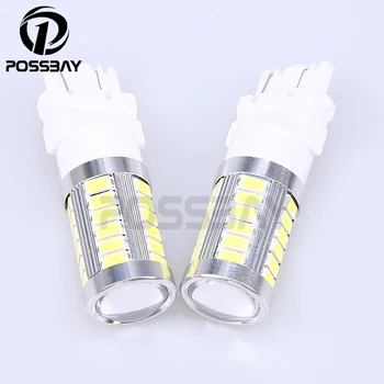 

1Pair T25 33 LED 3157 SMD Auto Car External Lights Source Turn Signal Parking Stop Backup Reverse Light Lamb For Lada Granta