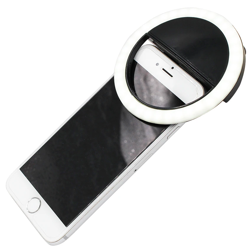 Kogngu Led Light телефон камера вспышка мобильный телефон зарядка Usb Led кольцо телефон лампа для селфи портативный для смартфона