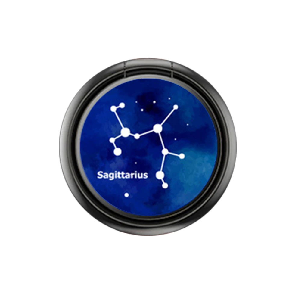 Venroii металлическое кольцо-держатель для iPhone XR X 8 7 Plus Магнитный Автомобильный держатель для телефона Подставка на 360 градусов для samsung Xiaomi кронштейн - Цвет: Sagittarius