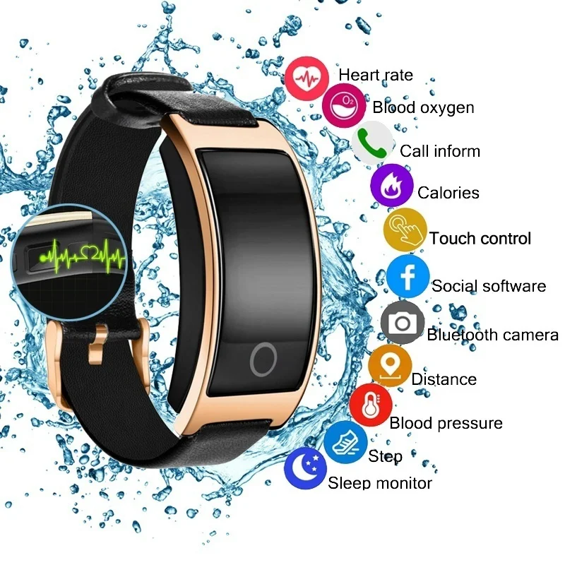 

Smart Watch Men Heart Rate Monitor Sport Wristwatch Intelligent Fitness Tracker Pedometer Wristband Alarm Clock for Android IOS