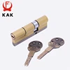 KAK Brass Cylinder C Grade Copper Door Lock Core With 8 Keys High Security Lock Core Double Open Anti-Snap Anti-Drill Hardware ► Photo 3/6