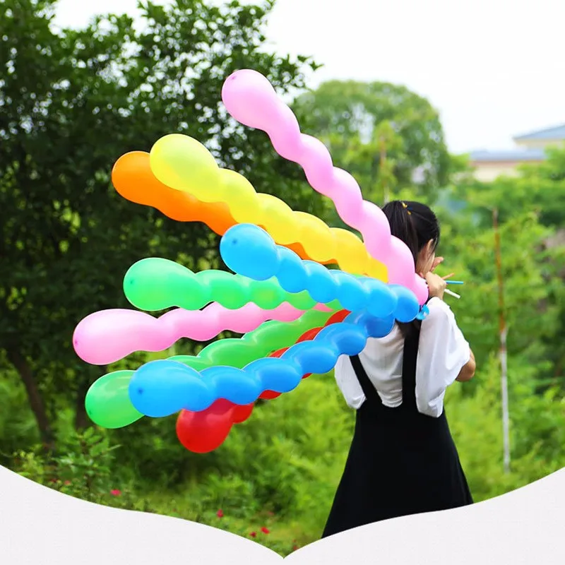 10 шт./лот,, новинка, Разноцветные Спиральные латексные воздушные шары для свадьбы, дня рождения, Декор, игрушка в подарок