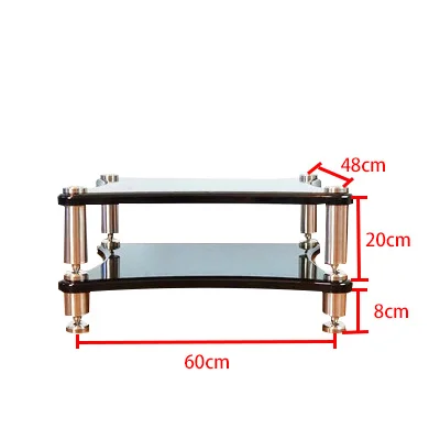 HIFI аудио динамик сабвуфер усилитель декодер усилителя Сплит Версия рама стойка оборудование амортизатор штатив полка ножка - Цвет: 2 Layer Height 2