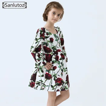 

Girls Dress Winter Girls Clothing Flower Kids Clothes Brand Children Dress for Princess Holiday Party Wedding Baby Toddler