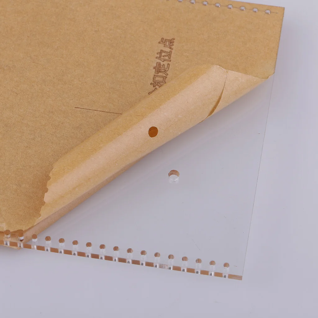 10Pcs DIY Women's Handbag Stencil Template Acrylic Leather Shoulder Bag Pattern Craft Tool