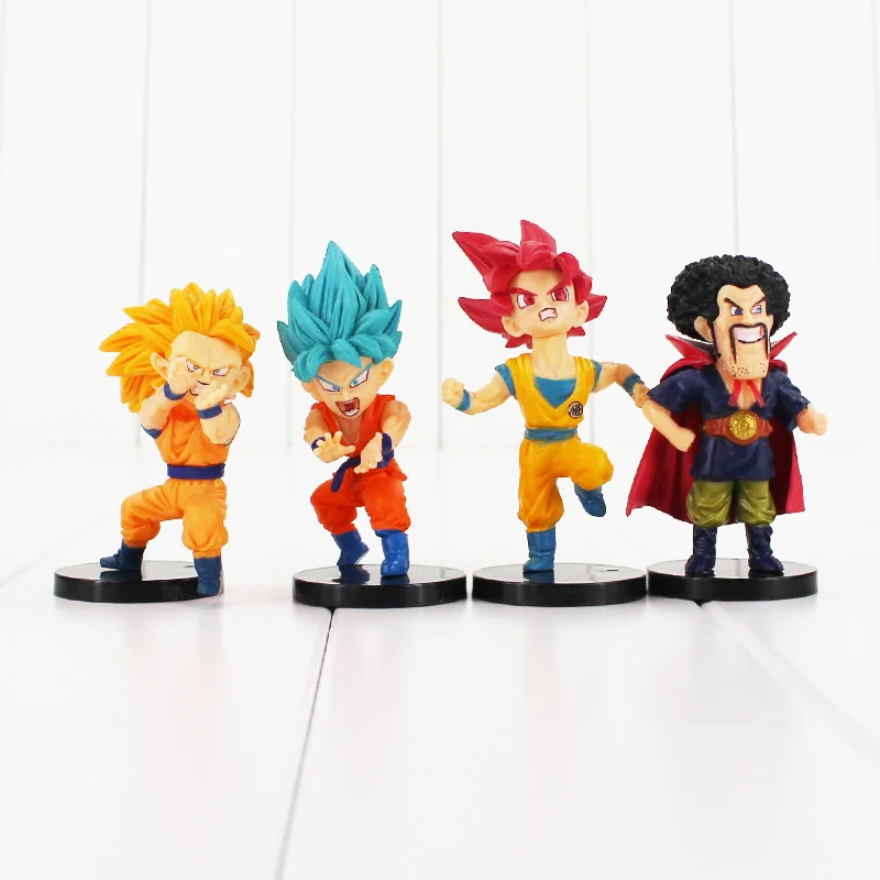 20 шт./лот Dragon Ball Z фигурка игрушка Гоку Вегета Супер Saiyan God Hercule Frieza Boo Beerus Whis аниме DBZ мини модель куклы