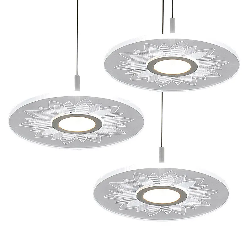 

BDBQBL Dia25cm Lotus Pendant Lights AC90-260V E27 Originality LED Pendant Lamp Modern Simple Country Bedroom Coffee Bar Hanglamp