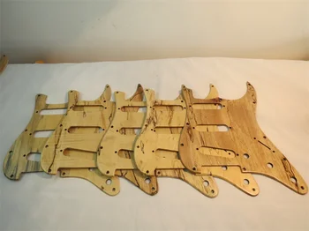 

5pcs Hand made GUITAR SSS Pickguar,MAKE OF Spalted Maple