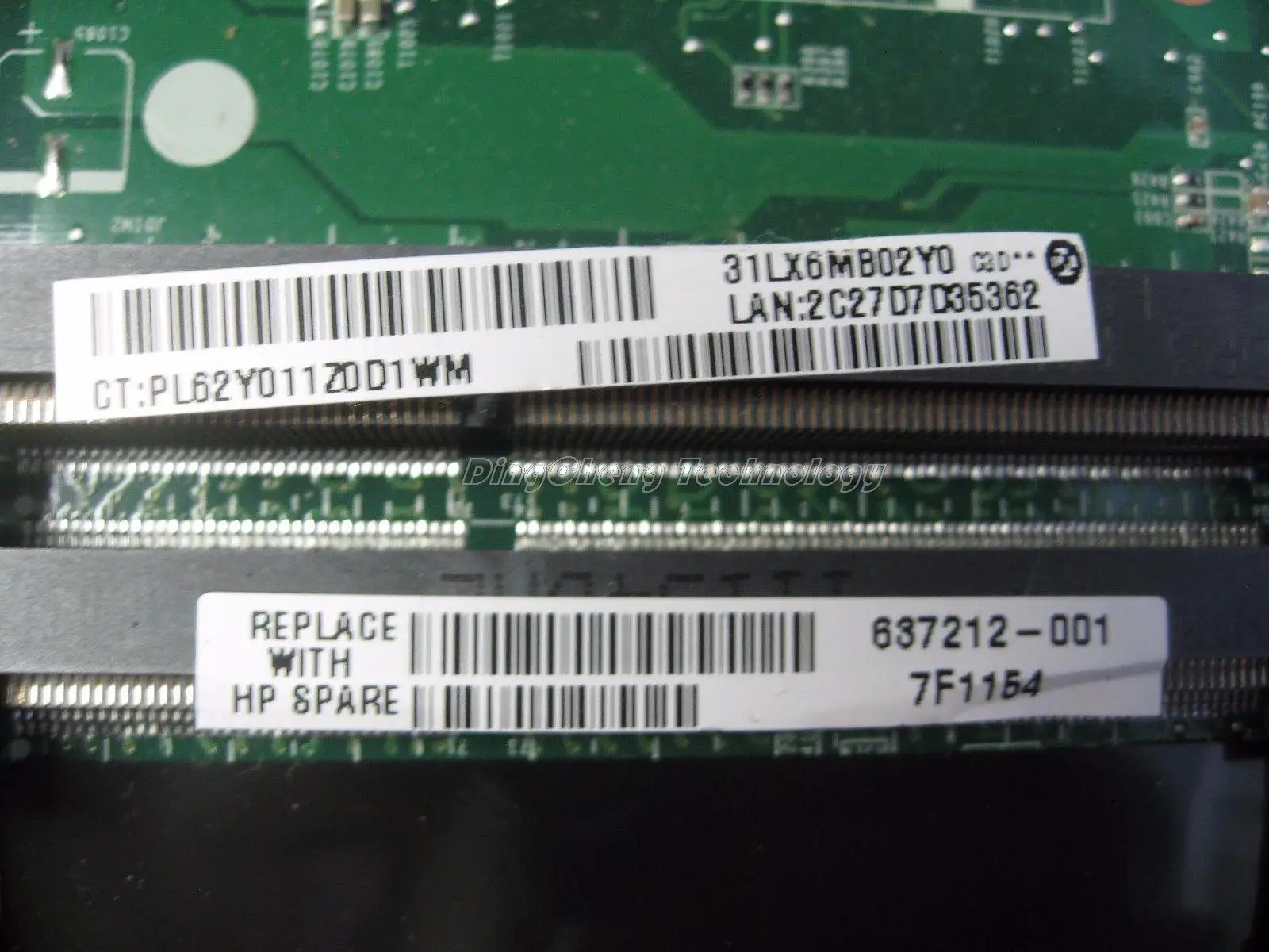HOLYTIME материнская плата для ноутбука hp DV6 DV6-3000 637212-001 для процессора intel i3-370M со встроенной видеокартой