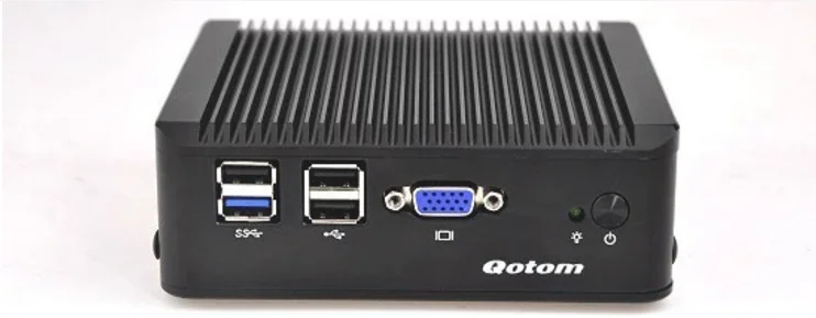 Qotom 4 серийный порты Мини ПК Q450P Q470P Dual Lan Core I7 I5, безвентиляторный X86 SIM 3g/4G безвентиляторный компьютеры