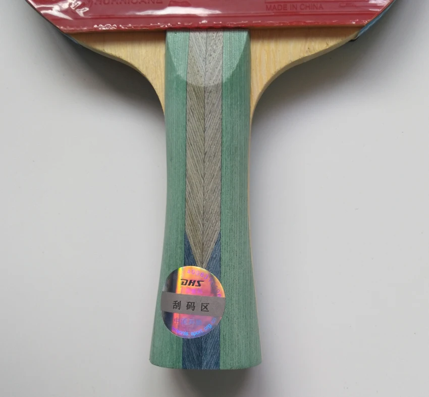 الأصلي dhs 5002 أنهى مضرب fl مقبض طويل تنس الطاولة مصنع صنع مضرب مضرب 5 نجوم تنس الطاولة بينغ بونغ مضرب