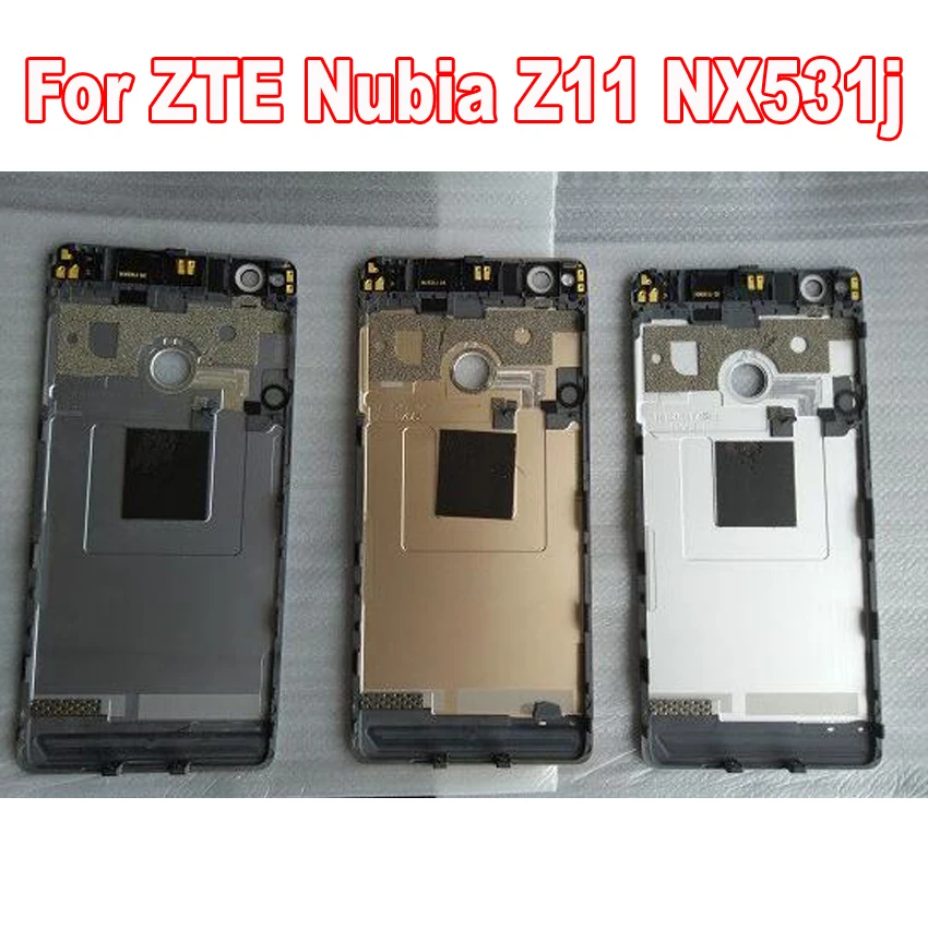 Для zte Nubia Z11 NX531j Задняя крышка батареи задняя крышка корпус батарейного отсека с объектив задней камеры