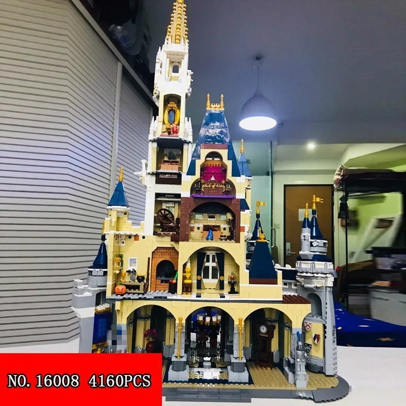 

4160pcs Building Block The Castle Block Castle Highest Quality RIZ-ZOAWD Spelling Insert Assembling Toys 16008