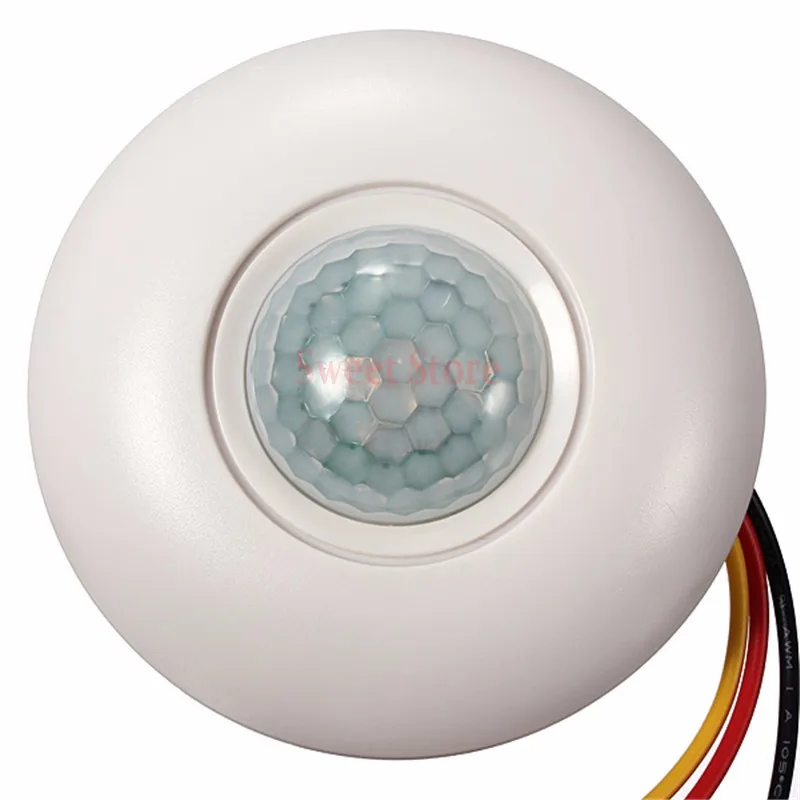 Hight Quality AC 220V 120 Degree  Sensor Switch Sensor Detector Automatic Light Lamp Switch Flush PIR Ceiling Occupancy Motion (1)