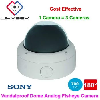 

Lihmsek 180 Degree Fisheye Lens CCTV Camera 700TVL Sony CCD Fish-eye Video Dome Camera for indoor internal inside use