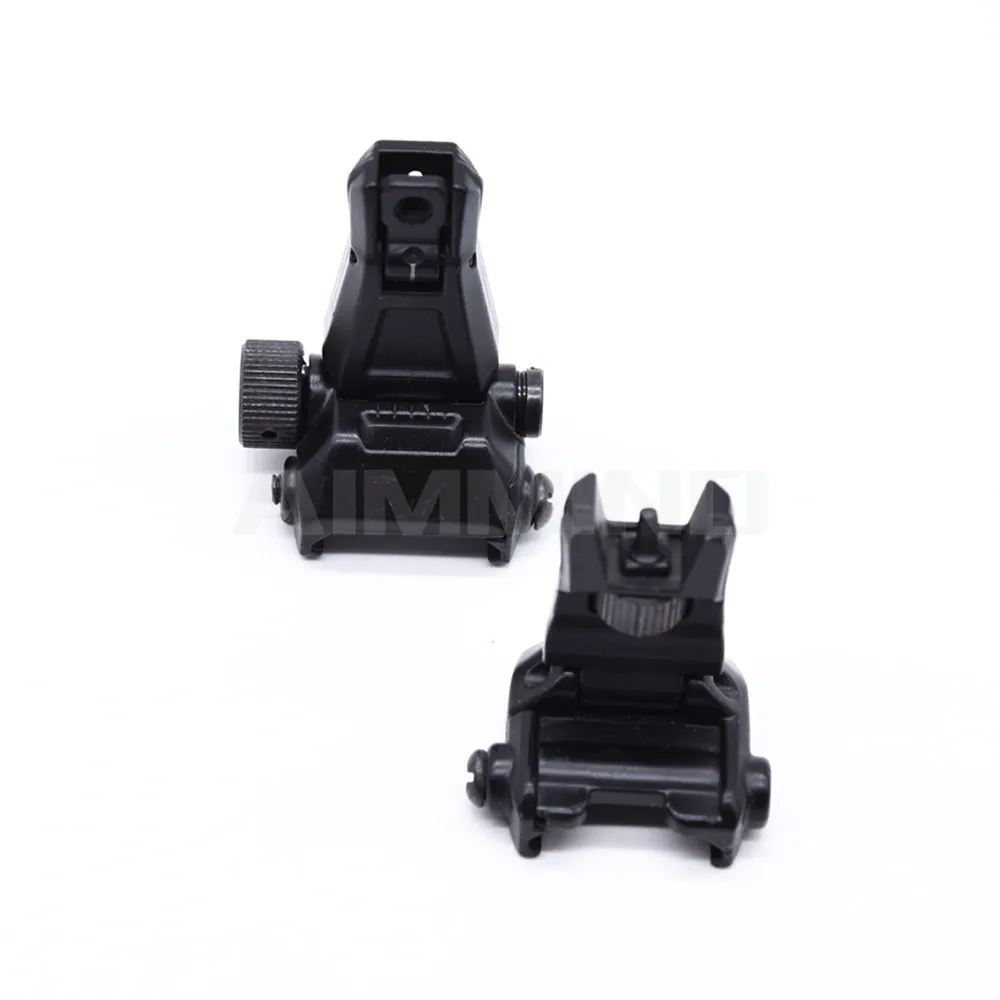 Style2 Riflescopes охотничий AR15 AR 15 AR-15 складной откидной Железный передний задний прицел резервный прицел 45 градусов быстрый офсетный переход - Цвет: Style2