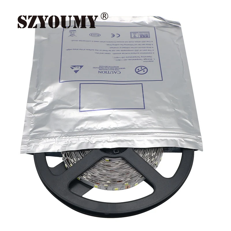 SZYOUMY Новое поступление суперяркий SMD 2835 Светодиодная лента 60 светодиодный s/m DC 12V неводонепроницаемая гибкая светодиодная лента 5 мм Ширина