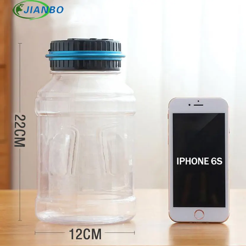 Digital Money Transparent Key Safe Box Jar Intelligent Electronic LCD Coin Counting Plastic Piggy Bank Saving Money Security Box