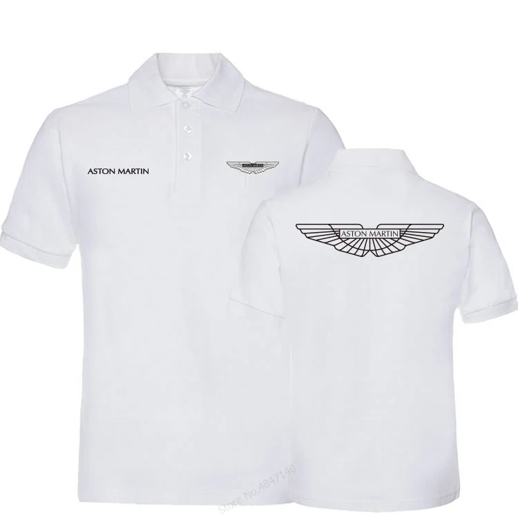9 Новое поступление, мужские высококачественные мужские поло Aston Martin, мужские майки с коротким рукавом, летние мужские рубашки поло s - Цвет: 9
