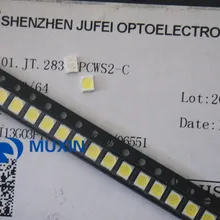 Светодиодный светильник jufei с подсветкой 1210 3528 2835 1 Вт 6 в 100 шт. 96лм холодный белый ЖК-подсветка для ТВ приложения 01. JT.2835BPWS2-C