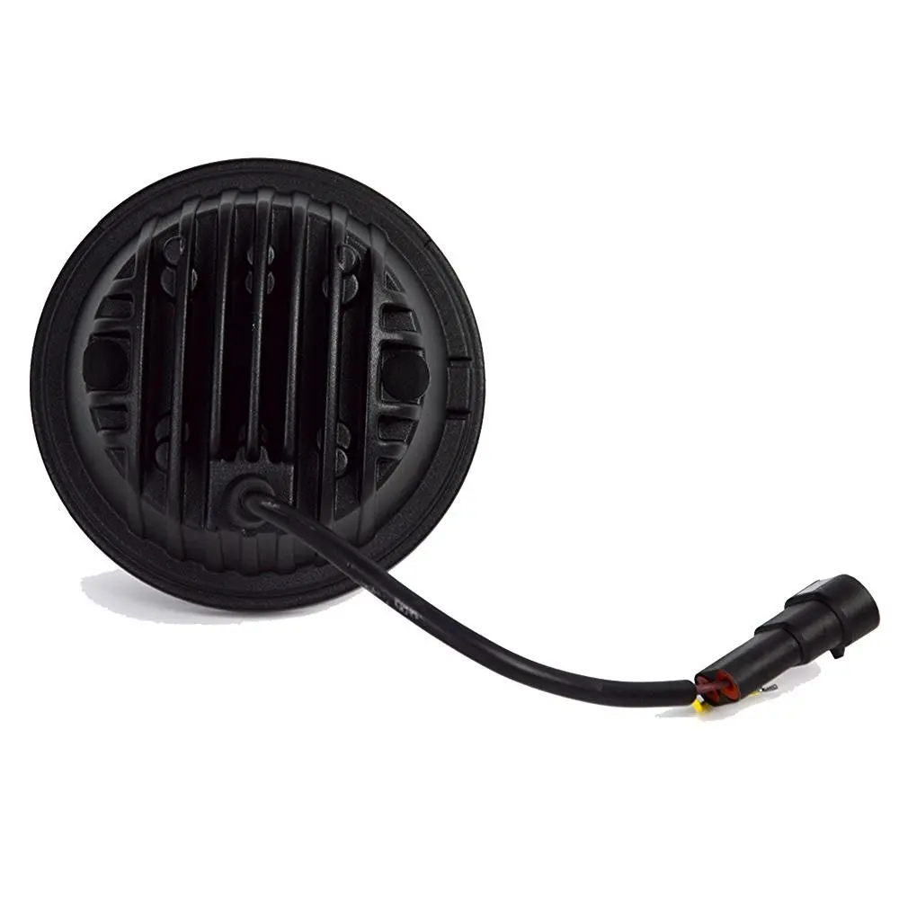 4.5 Inch 30W Black LED Auxiliary Passing Spot Lights for Harley-Davidson Motorcycles Fog Lighting  (9)