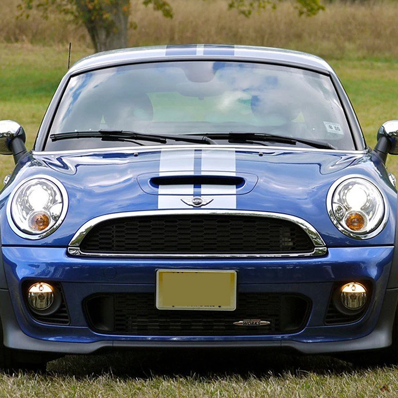 Авто полосы капот наклейки для автомобиля Стайлинг для MINI Cooper S One JCW R55 R56 R60 R61 F54 F55 F56 F60 земляк аксессуары