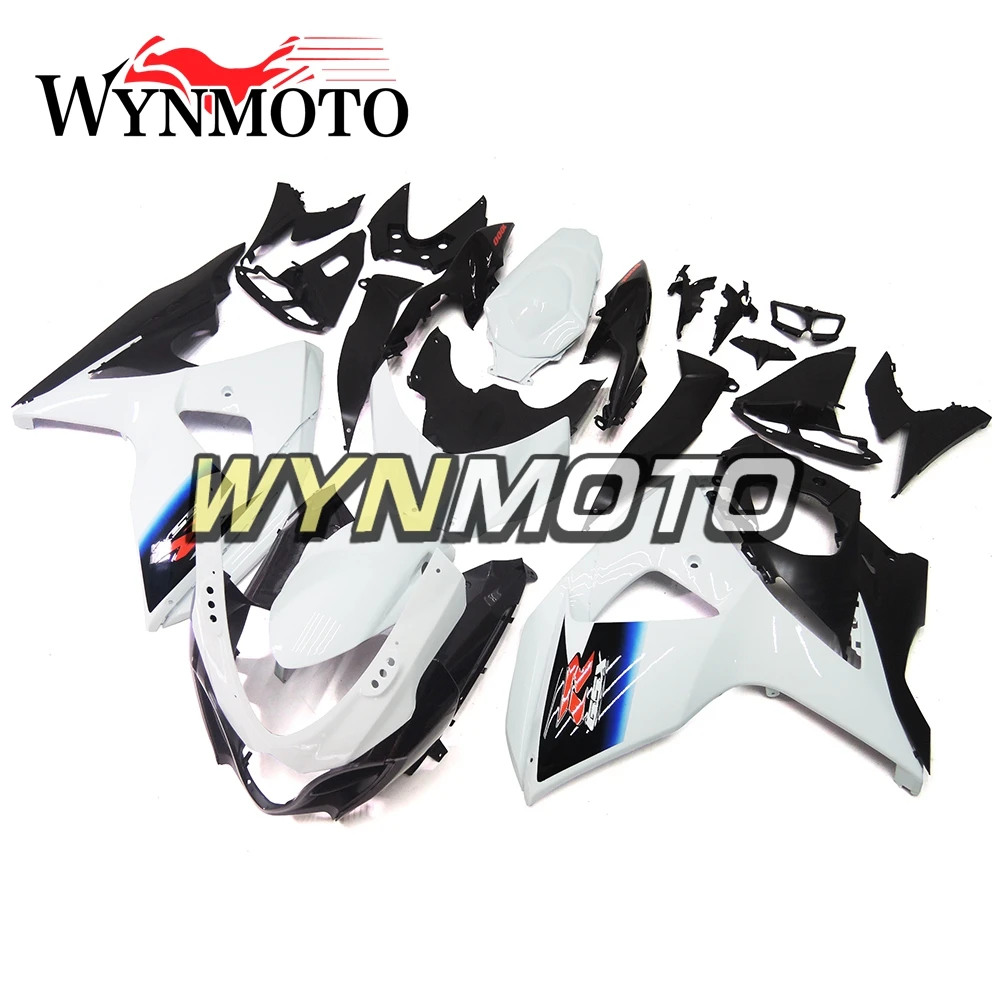 Полная abs инъекций пластмасс Обтекатели для Suzuki GSXR1000 K9 2009- 09-16 черный, белый цвет мотоцикл обтекателя Kit Кузов капот