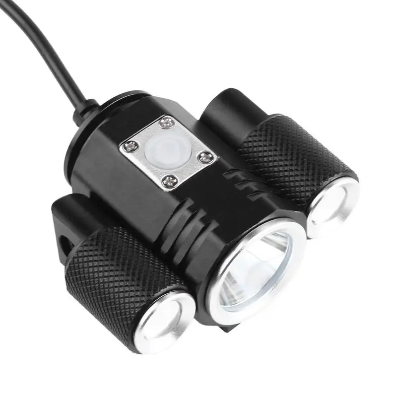 

4 Mode T6 LED+XPE Aluminum Mountain Bike Front Light Bicycle Night Riding Headlamp With USB Charging Cable Cycling Warn Light