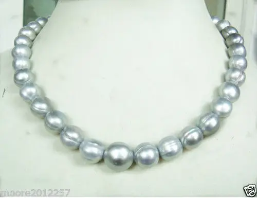 

Free Shipping >>>> NEW 8-9mm SOUTH SEA BAROQUE GREY PEARL NECKLACE 18 INCHES fhcx7kj