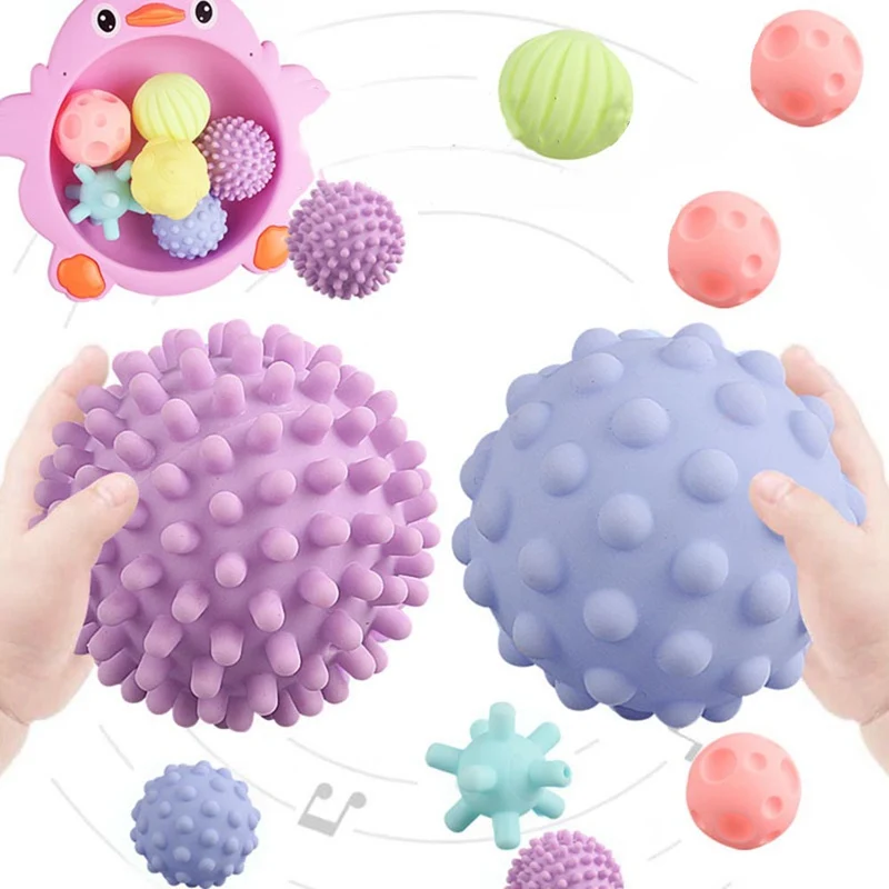 

1Set Early Education Puzzle Multi-Texture Soft Rubber Hand Ball Sensory Development Educational Puzzle Ball Puzzle Toy