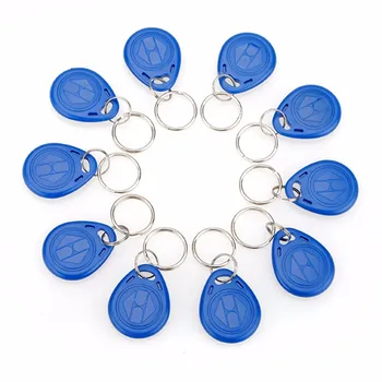 

10pcs ID Token Tag Key 125kHz RFID Proximity ID Token Tag Key Keyfobs Keychain Chain Plastic For Access System Free Shipping
