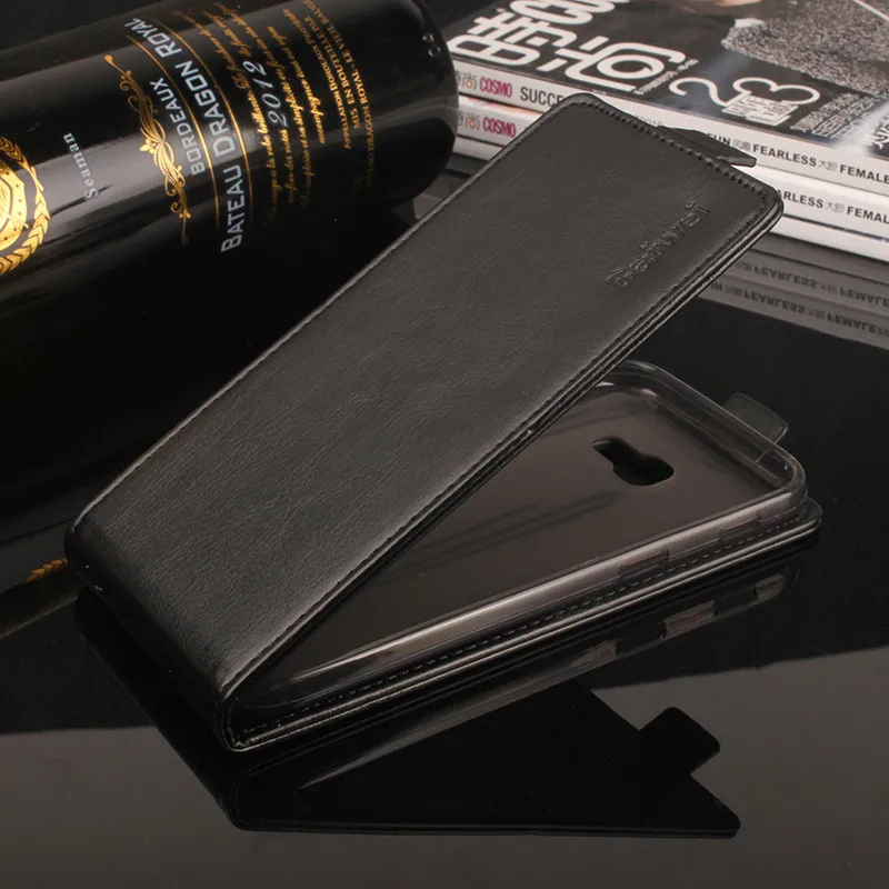 Чехол для samsung Galaxy A5 Вертикальная задняя крышка флип-чехол для samsung A5 A520F A5200 кожаный чехол открывающийся вверх и вниз