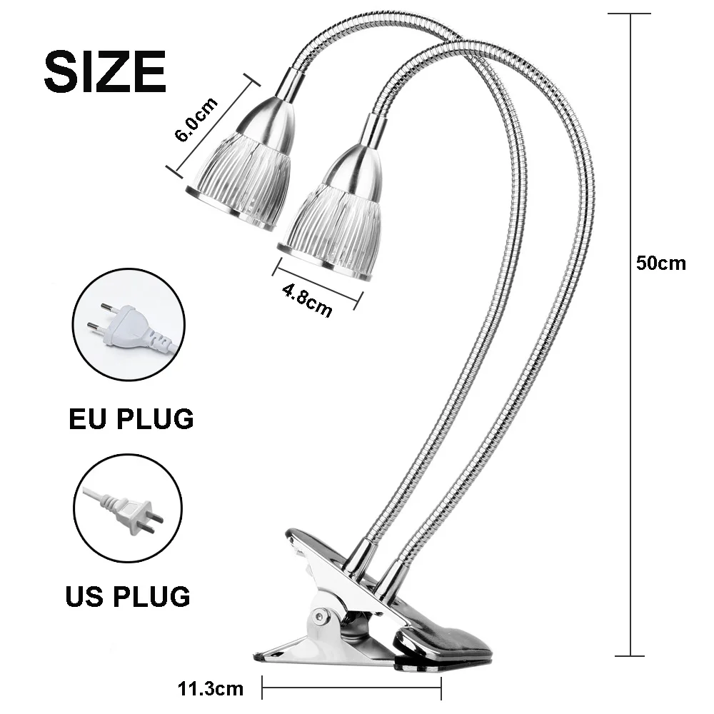 Свет роста растений E27 E14 MR16 GU10 красный светло-синий свет растений свет 36SMD рассады овощей заполняющий свет