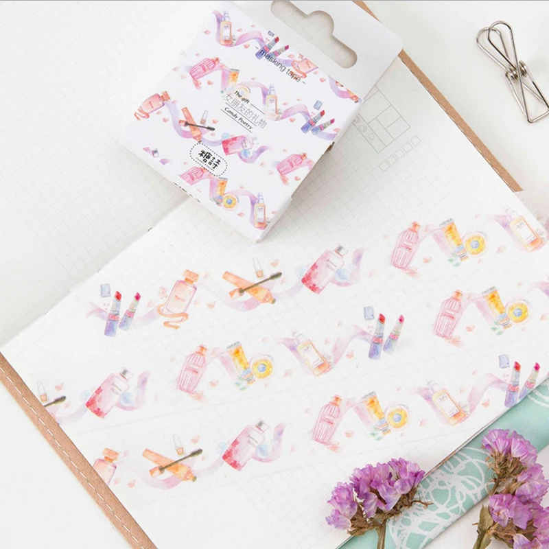 

20mm*5m Gift girlfriend Hand account washi tape DIY decoration scrapbooking planner masking tape adhesive tape label stationery
