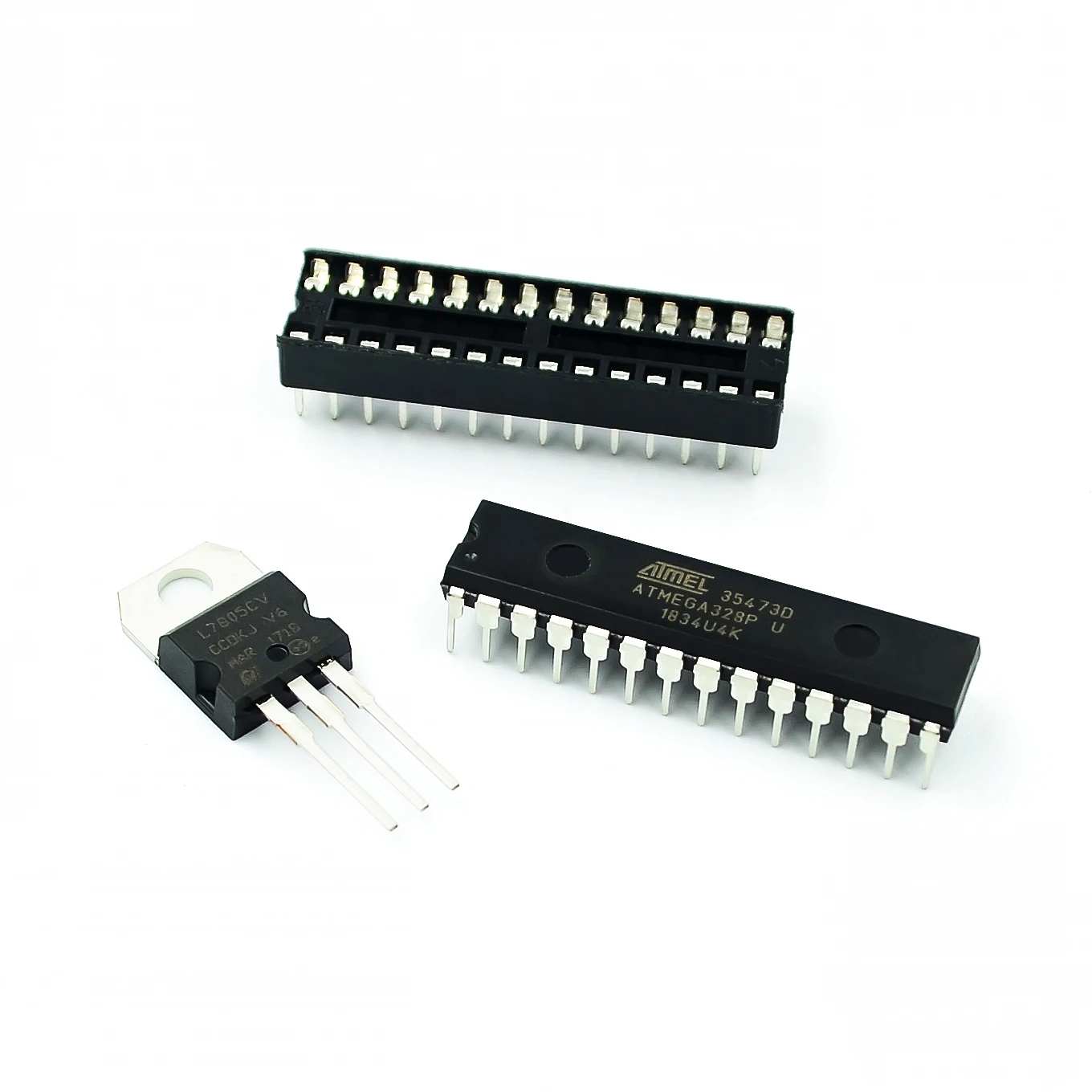 ATMEGA328P PU без Ar duino BOOTLOADER + DIP Socket & 16MHz crystal KitGood quality хорошая цена|dip socket|socket dipsocket r |