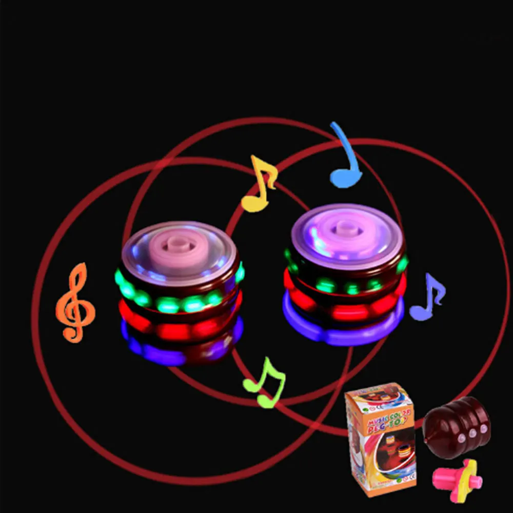 

Creative Gyro Funny Magic Gaming Light-Emitting Cool LED Night Flashing Spinner Hand Toys Kids Children Toys Anti-Stress Hot