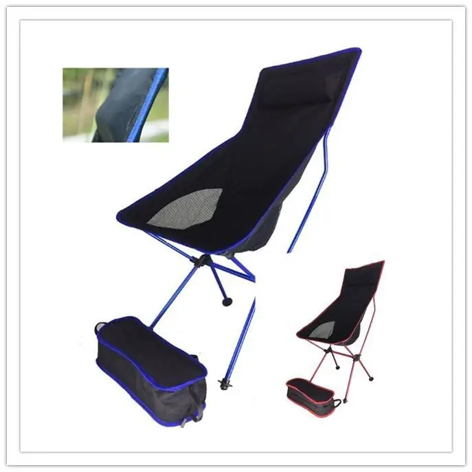 HobbyLane Portable Collapsible Moon Chair Fishing Camping BBQ Bench Folding Extended Hiking Chair Sketch Chair Ultra Light Hot