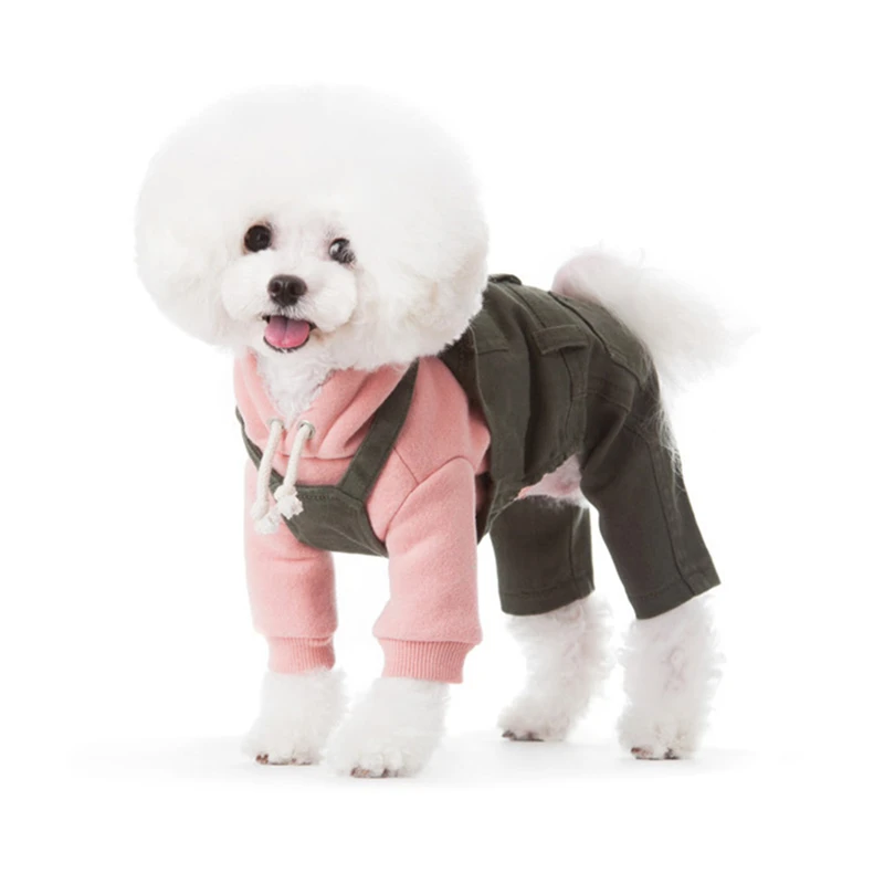 Pet Produkt pro psy Oblečení pro psy Oblečení bavlněné čisté barvy Elegantní štěně pes Oblečení kombinézu