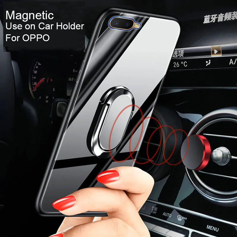Чехол для телефона магнитный OPPO F11 Pro F9 F7 F5 A9 A5 2020 A7X A7 A5S A3S A3 Realme 3 5 2 X2 X XT C2 C1|Бамперы| |