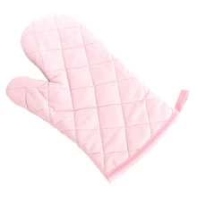 1 шт хлопковые защитные перчатки кухонные термостойкие кухонные перчатки для микроволновой печи розовые
