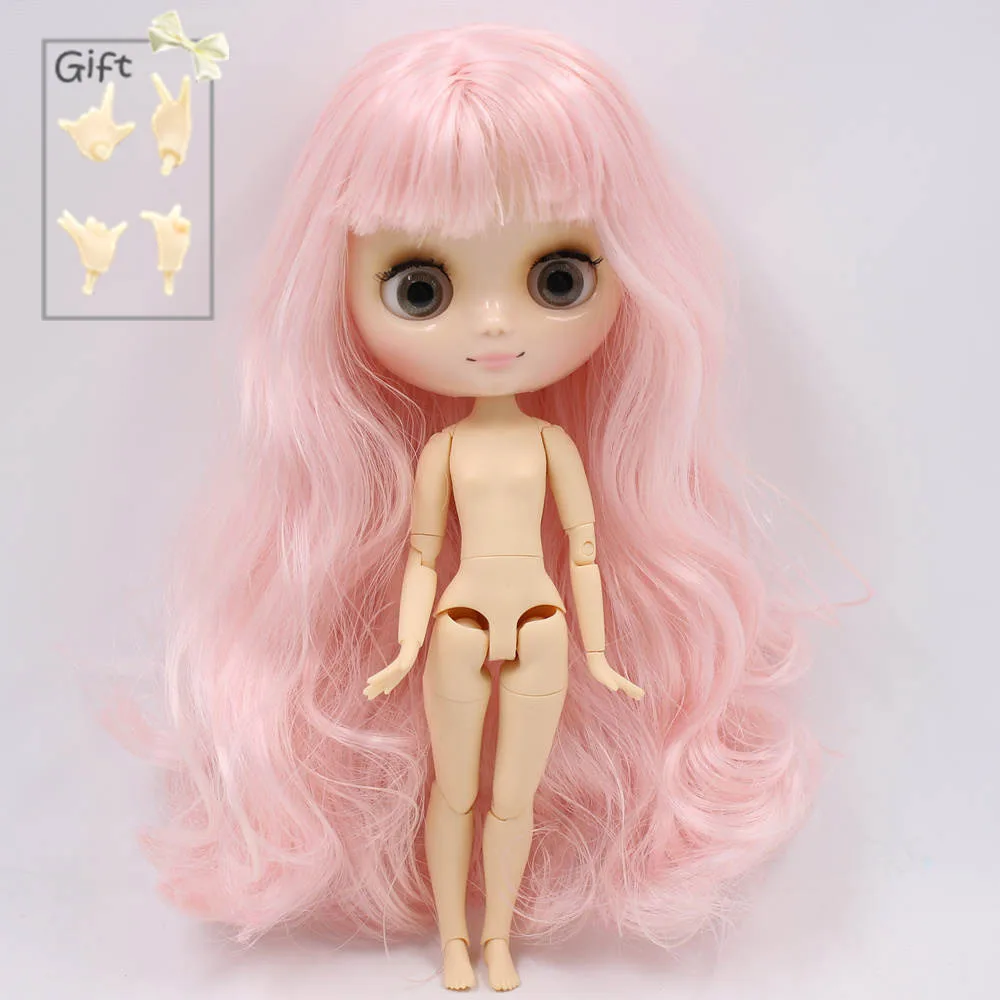 Кукла Blyth Nude Middie № 3, ручная кукла, набор в подарок, подходит для сменной игрушки, 1/8 шарнирная кукла нео - Цвет: glossy face