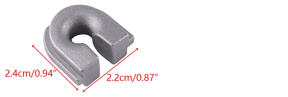 LETAOSK 10 шт. серебристо-серый триммер проушина для насадки X4750000050 28820-07340 385-070 подходит для скорости подачи 400 450 375
