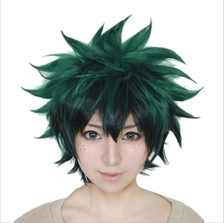 Парик для косплея аниме Мой герой парик из изуку мидория Boku No Hero Academy/Academy cosplay Hair