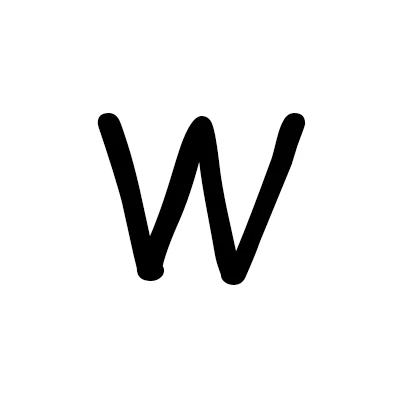 W 20 шт Силиконовая силиконовая форма для кубиков прорезывателей с буквами алфавита и английскими буквами, Бисероплетение без бисфенола для самостоятельной сборки, цепочка для соски, аксессуары 12 мм* 12 мм - Цвет: W