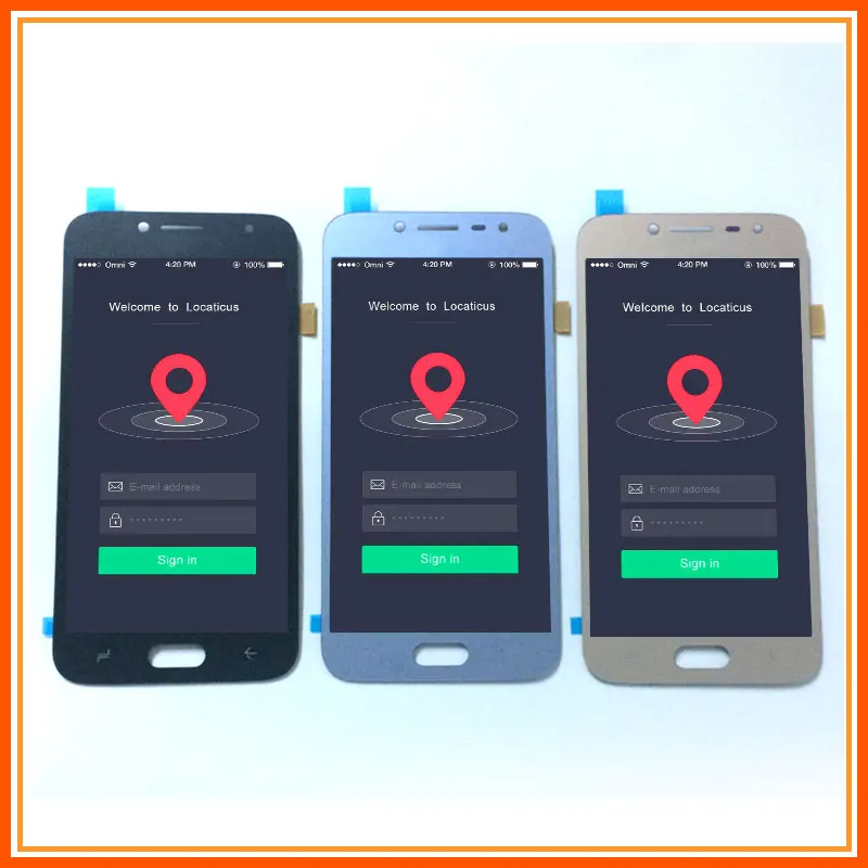 3 цвета для Samsung Galaxy J2 Pro 2018 J250 SM-J250F J250H J250M/DS ЖК-дисплей + сенсорный экран дигитайзер