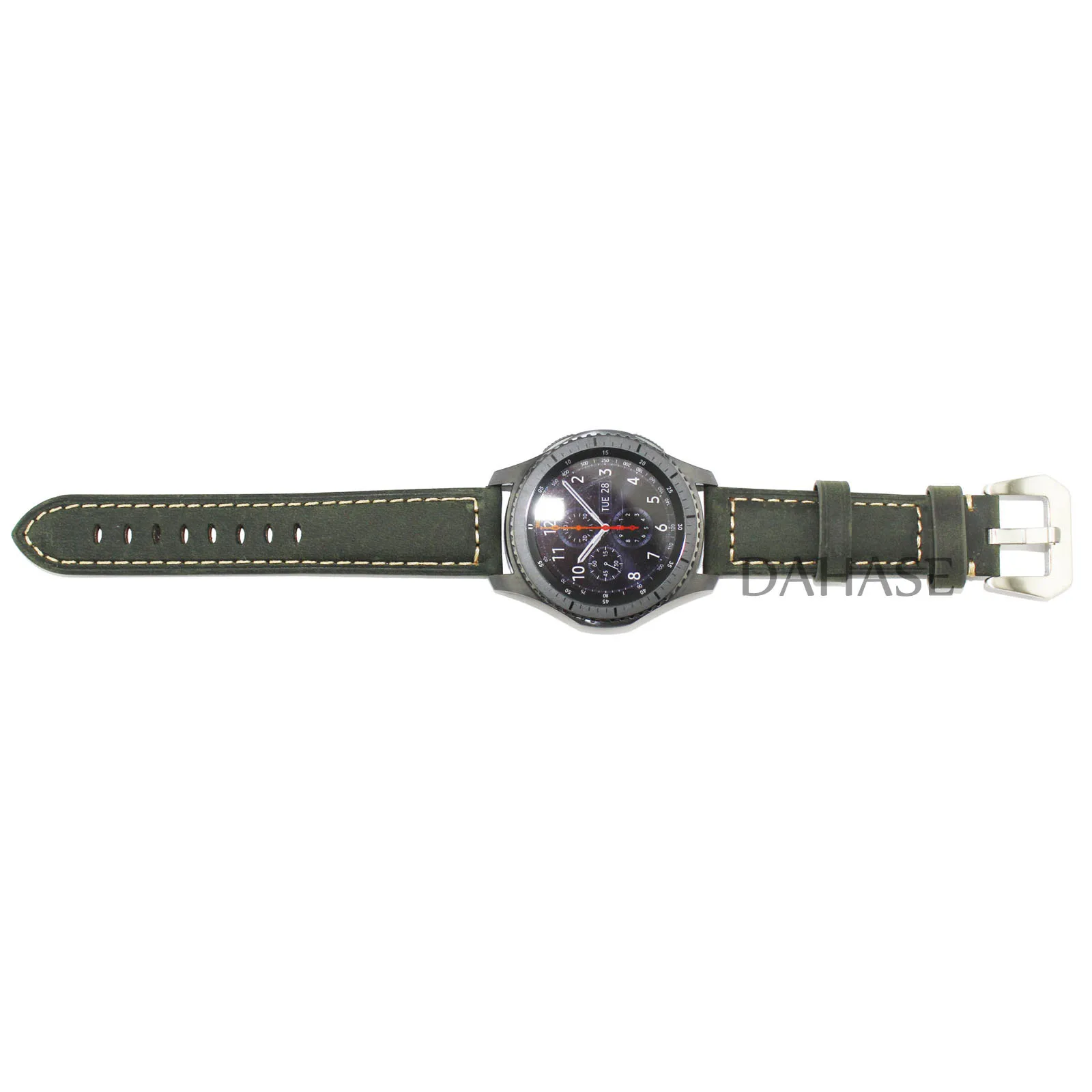 Ремешок DAHASE для часов Samsung Gear S3 Frontier синий и зеленый цвета ремешок из натуральной